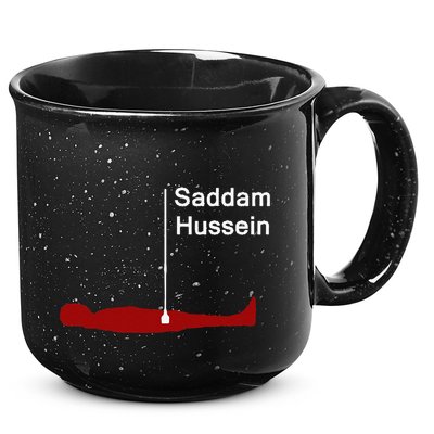 Funny Brainrot Meme Saddam HusseinS Hiding Spot Teen Joke 15oz Campfire Ceramic Mug