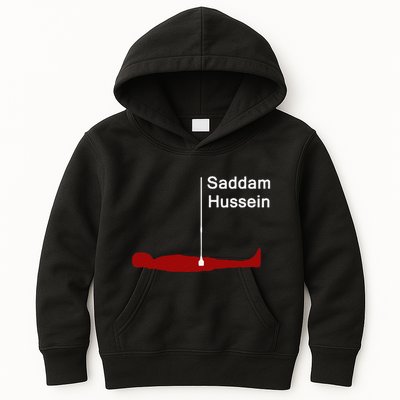 Funny Brainrot Meme Saddam HusseinS Hiding Spot Teen Joke Kids Hoodie