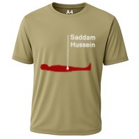 Funny Brainrot Meme Saddam HusseinS Hiding Spot Teen Joke Cooling Performance Crew T-Shirt