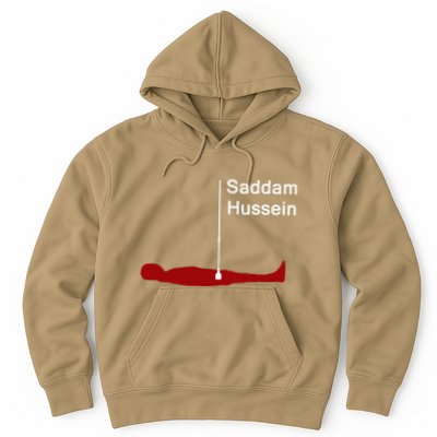 Funny Brainrot Meme Saddam HusseinS Hiding Spot Teen Joke Hoodie