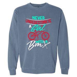 Funny Bmx Meaningful Gift Bmx Sister Or Daughter Gift Garment-Dyed Sweatshirt