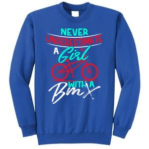 Funny Bmx Meaningful Gift Bmx Sister Or Daughter Gift Tall Sweatshirt