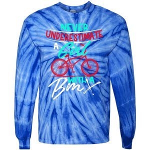 Funny Bmx Meaningful Gift Bmx Sister Or Daughter Gift Tie-Dye Long Sleeve Shirt