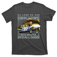 Funny Big Mouth Bass Swallows T-Shirt