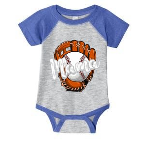 Funny Baseball Mama Funny Baseball Lover Mothers Day Mama Gift Infant Baby Jersey Bodysuit