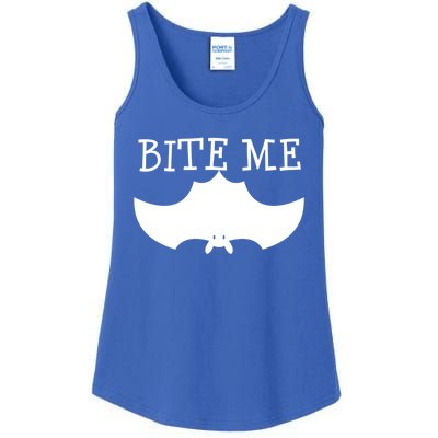 Fun Bite Me Bat Cute Cute Gift Great Gift Ladies Essential Tank