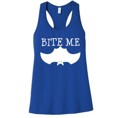 Fun Bite Me Bat Cute Cute Gift Great Gift Women's Racerback Tank