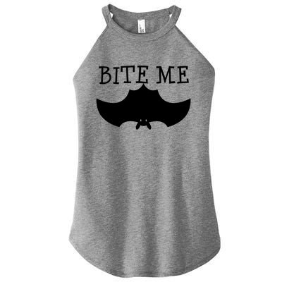 Fun Bite Me Bat Cute Cute Gift Great Gift Women’s Perfect Tri Rocker Tank