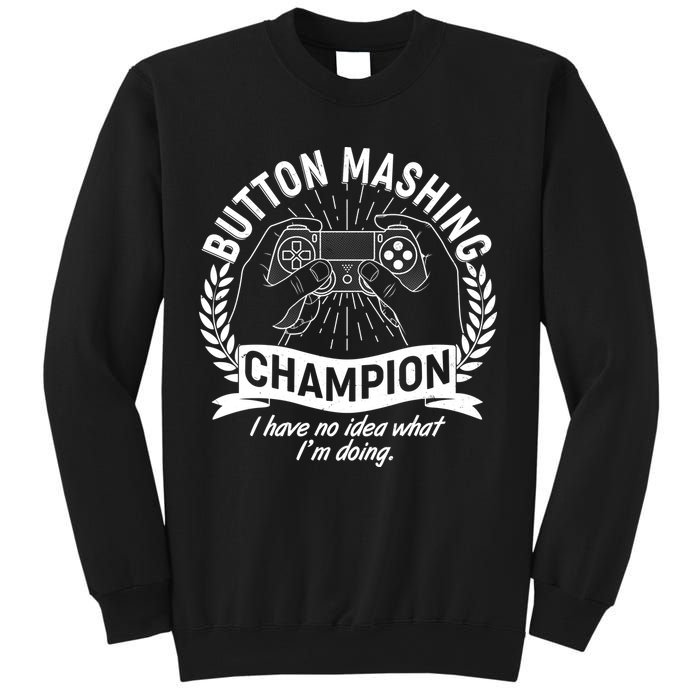 Funny Button Mashing Champion Video Gamer Sweatshirt