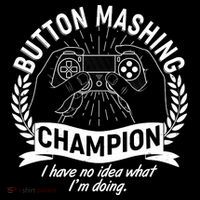 Funny Button Mashing Champion Video Gamer City Backpack