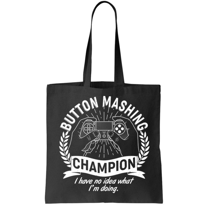 Funny Button Mashing Champion Video Gamer Bag