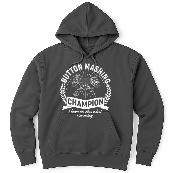 Funny Button Mashing Champion Video Gamer Hoodie