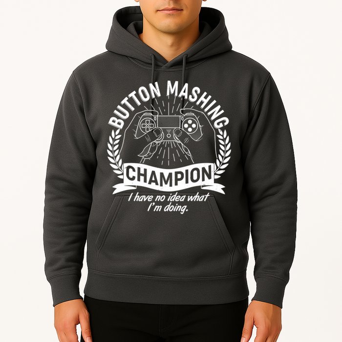 Funny Button Mashing Champion Video Gamer Hoodie