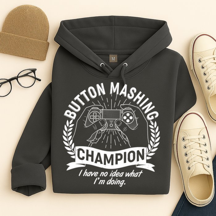Funny Button Mashing Champion Video Gamer Hoodie