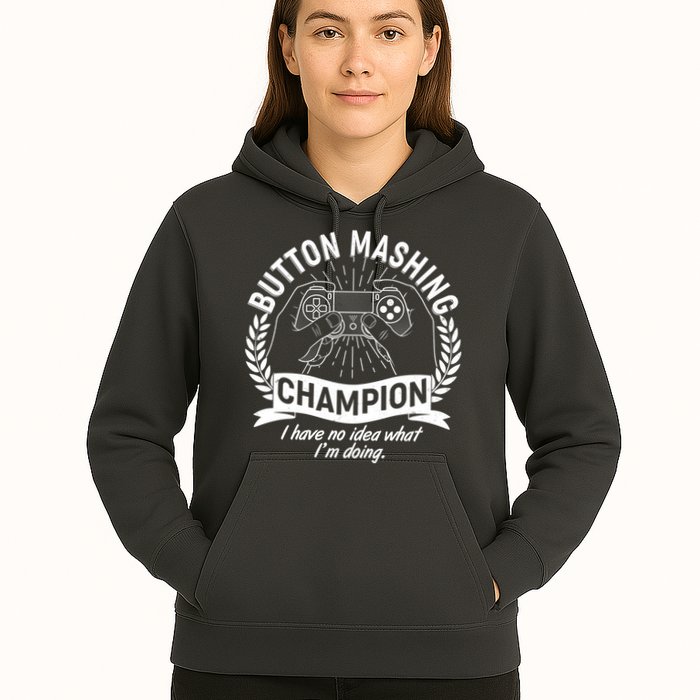 Funny Button Mashing Champion Video Gamer Hoodie