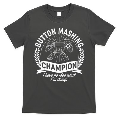 Funny Button Mashing Champion Video Gamer T-Shirt