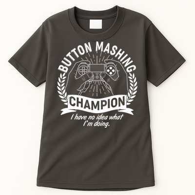 Funny Button Mashing Champion Video Gamer Tall T-Shirt
