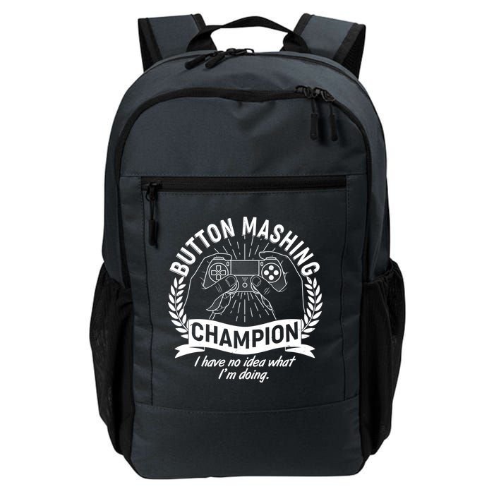 Funny Button Mashing Champion Video Gamer Backpack
