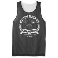 Funny Button Mashing Champion Video Gamer Mesh Reversible Basketball Jersey Tank