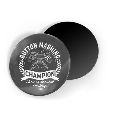 Funny Button Mashing Champion Video Gamer Magnet