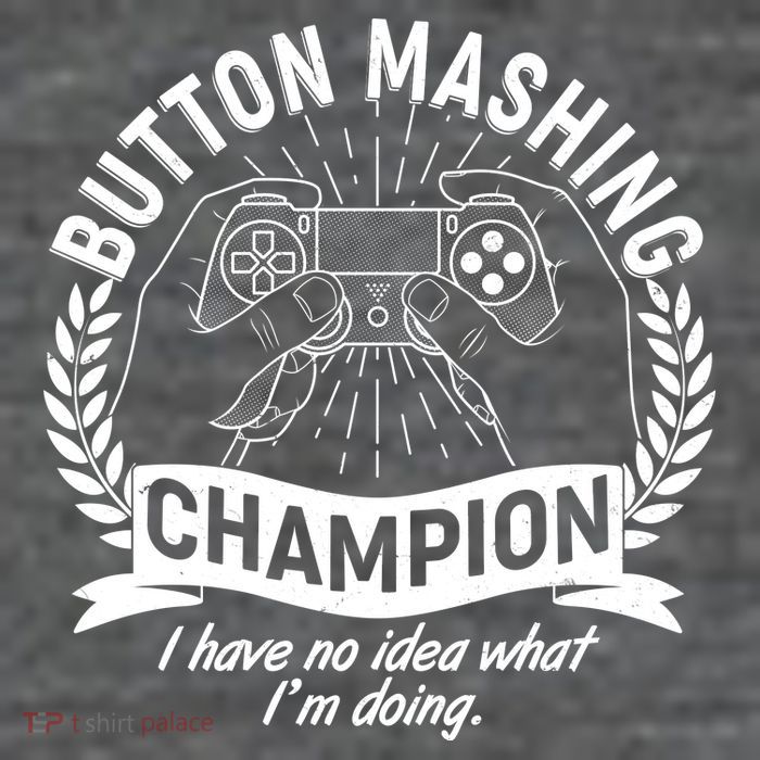 Funny Button Mashing Champion Video Gamer Premium T-Shirt