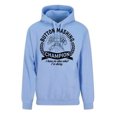 Funny Button Mashing Champion Video Gamer Unisex Surf Hoodie