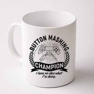 Funny Button Mashing Champion Video Gamer Coffee Mug