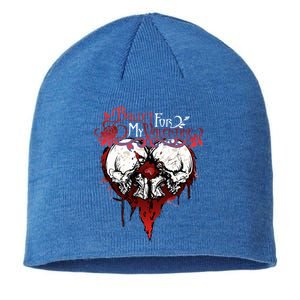 Funny Bullet My For Valentine Splattered Logo Gift Sustainable Beanie