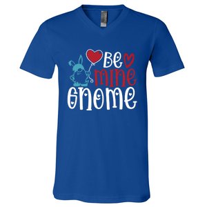 Funny Be Mine Gnome Valentine’s Day Graphic Meaningful Gift V-Neck T-Shirt