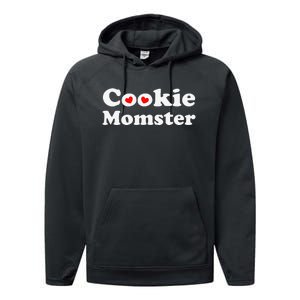 For baker Moms scout Moms Cookie Momster Mother's Day Performance Fleece Hoodie