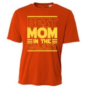 Funny Best Mom In The Galaxy SciFi Fan Cooling Performance Crew T-Shirt