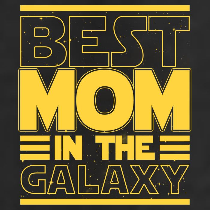 Funny Best Mom In The Galaxy SciFi Fan Garment-Dyed Heavyweight T-Shirt