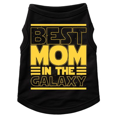 Funny Best Mom In The Galaxy SciFi Fan Doggie Tank