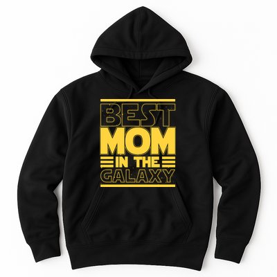 Funny Best Mom In The Galaxy SciFi Fan Hoodie