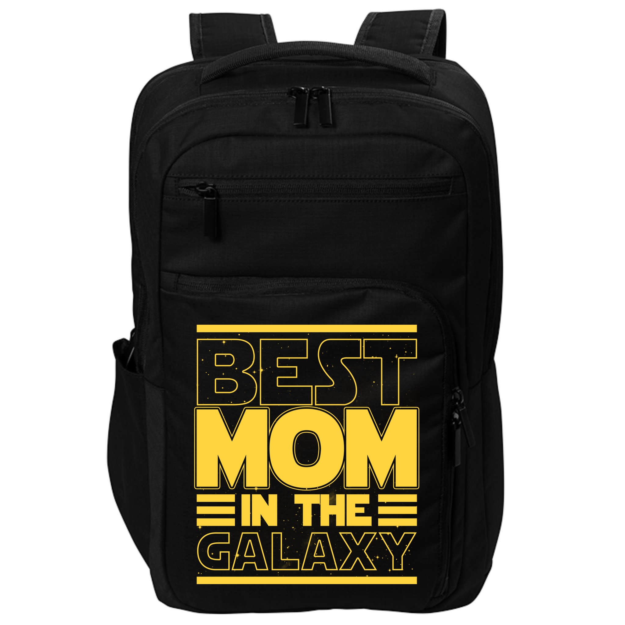Funny Best Mom In The Galaxy SciFi Fan Impact Tech Backpack