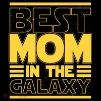 Funny Best Mom In The Galaxy SciFi Fan Impact Tech Backpack