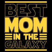 Funny Best Mom In The Galaxy SciFi Fan Sustainable Bucket Hat