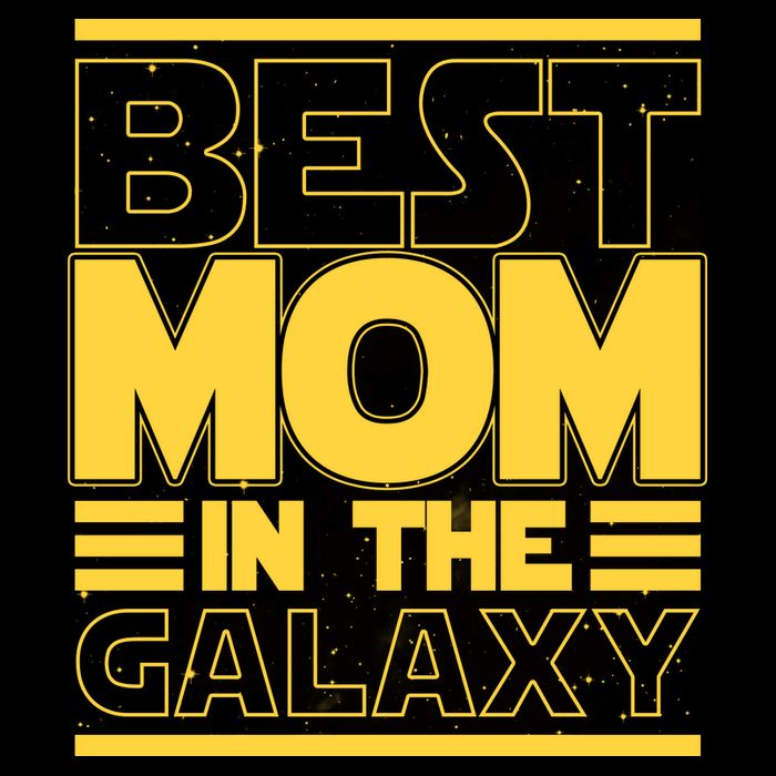 Funny Best Mom In The Galaxy SciFi Fan Sustainable Bucket Hat