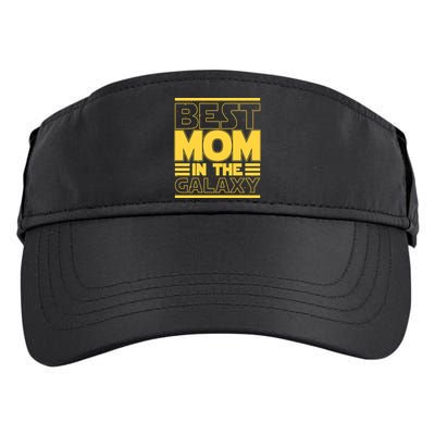 Funny Best Mom In The Galaxy SciFi Fan Adult Drive Performance Visor