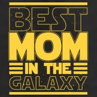 Funny Best Mom In The Galaxy SciFi Fan Adult Drive Performance Visor