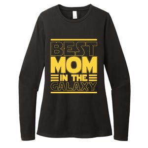 Funny Best Mom In The Galaxy SciFi Fan Womens CVC Long Sleeve Shirt