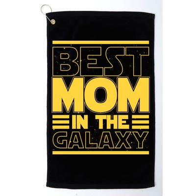 Funny Best Mom In The Galaxy SciFi Fan Golf Towel