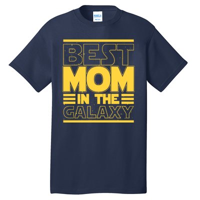 Funny Best Mom In The Galaxy SciFi Fan Tall T-Shirt