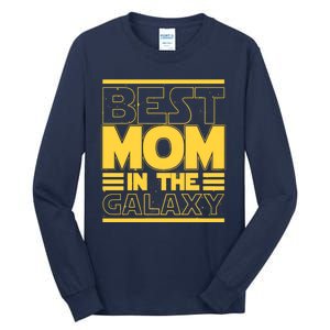 Funny Best Mom In The Galaxy SciFi Fan Tall Long Sleeve T-Shirt