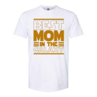 Funny Best Mom In The Galaxy SciFi Fan Softstyle® CVC T-Shirt