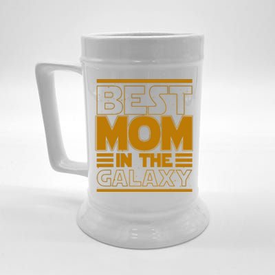 Funny Best Mom In The Galaxy SciFi Fan Beer Stein