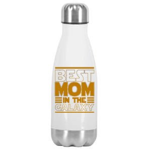 Funny Best Mom In The Galaxy SciFi Fan Stainless Steel Insulated Water Bottle