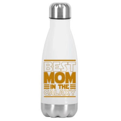 Funny Best Mom In The Galaxy SciFi Fan Stainless Steel Insulated Water Bottle