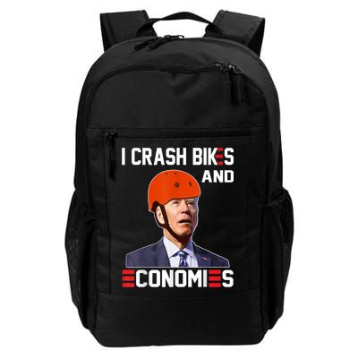 Funny Biden Meme I Crash Bikes And Economies Funny Joe Biden Falling Off Bike Backpack