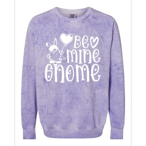 Funny Be Mine Gnome Valentine’s Day Graphic Meaningful Gift Colorblast Crewneck Sweatshirt